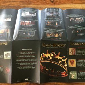 Game of Thrones DVD Seasons 1 & 2 Region 1 (US)